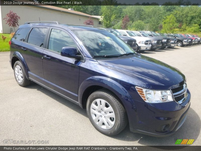 Contusion Blue Pearl / Black 2019 Dodge Journey SE
