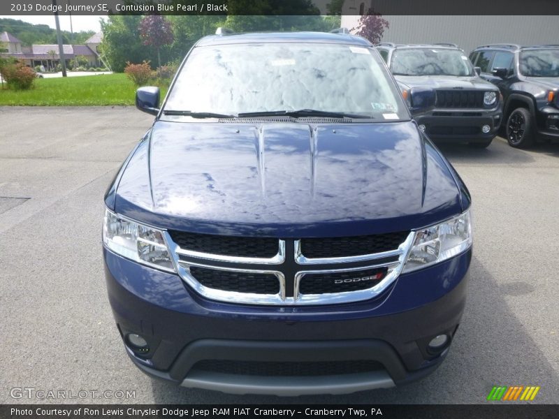 Contusion Blue Pearl / Black 2019 Dodge Journey SE