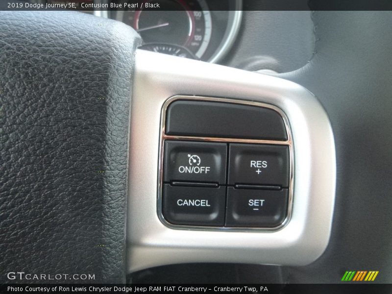 Contusion Blue Pearl / Black 2019 Dodge Journey SE