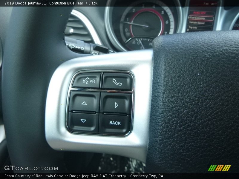 Contusion Blue Pearl / Black 2019 Dodge Journey SE