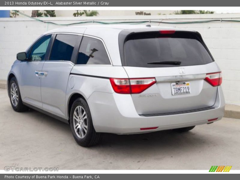 Alabaster Silver Metallic / Gray 2013 Honda Odyssey EX-L