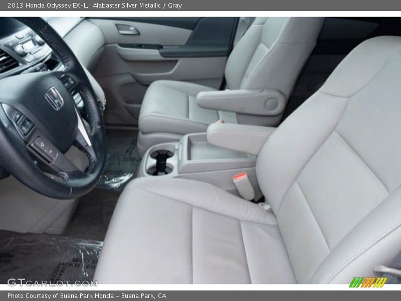 Alabaster Silver Metallic / Gray 2013 Honda Odyssey EX-L