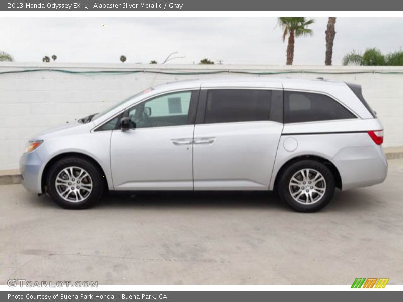 Alabaster Silver Metallic / Gray 2013 Honda Odyssey EX-L