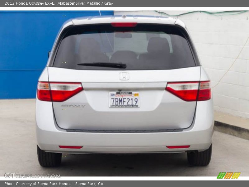 Alabaster Silver Metallic / Gray 2013 Honda Odyssey EX-L