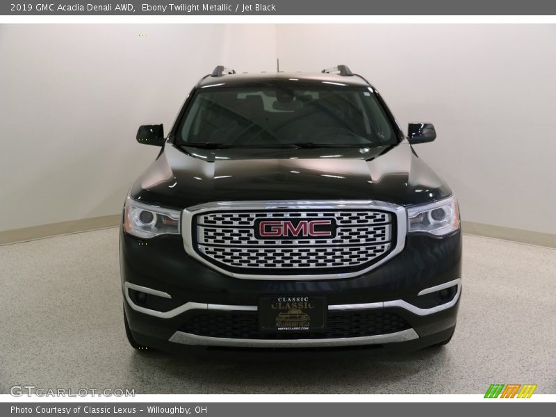 Ebony Twilight Metallic / Jet Black 2019 GMC Acadia Denali AWD