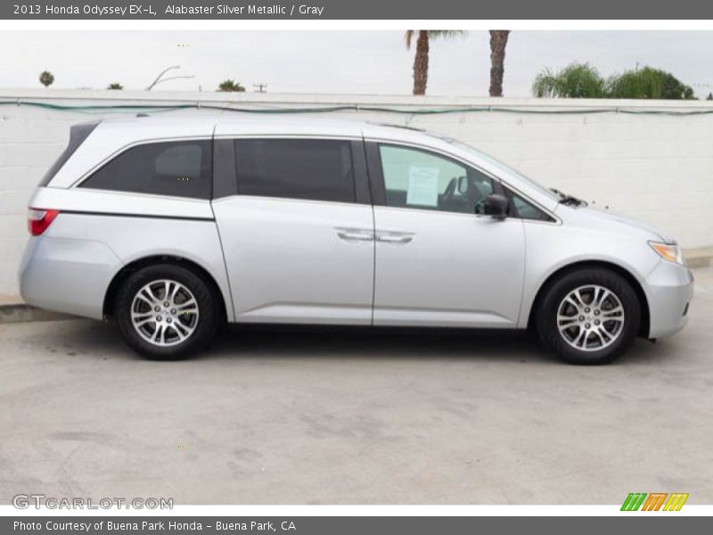 Alabaster Silver Metallic / Gray 2013 Honda Odyssey EX-L