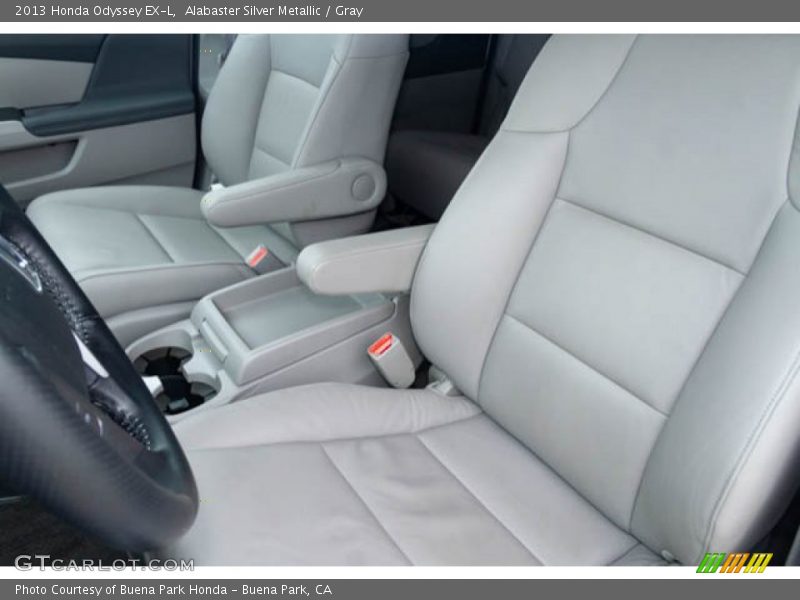Alabaster Silver Metallic / Gray 2013 Honda Odyssey EX-L