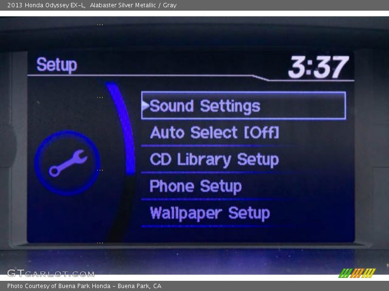 Alabaster Silver Metallic / Gray 2013 Honda Odyssey EX-L