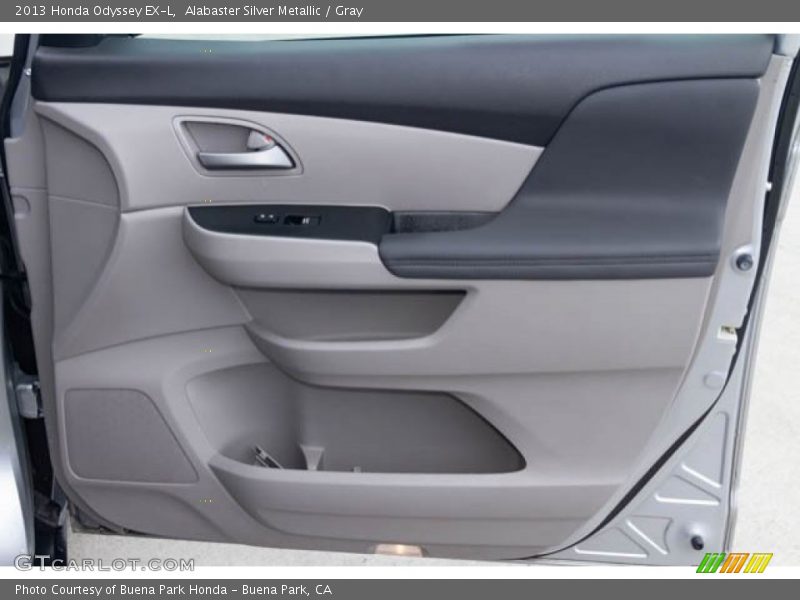 Alabaster Silver Metallic / Gray 2013 Honda Odyssey EX-L