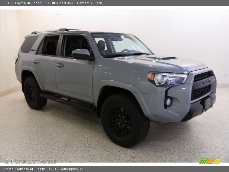 Cement / Black 2017 Toyota 4Runner TRD Off-Road 4x4
