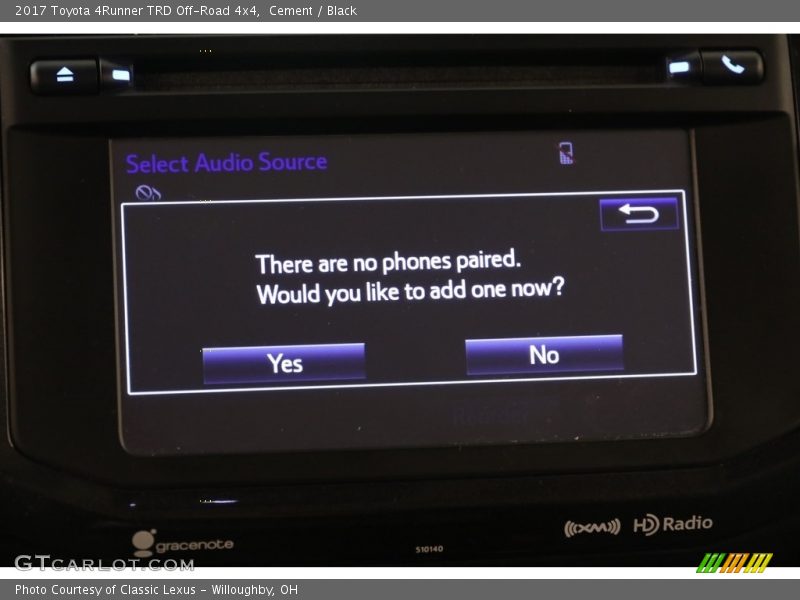 Cement / Black 2017 Toyota 4Runner TRD Off-Road 4x4