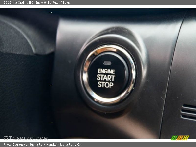 Snow White Pearl / Beige 2012 Kia Optima EX