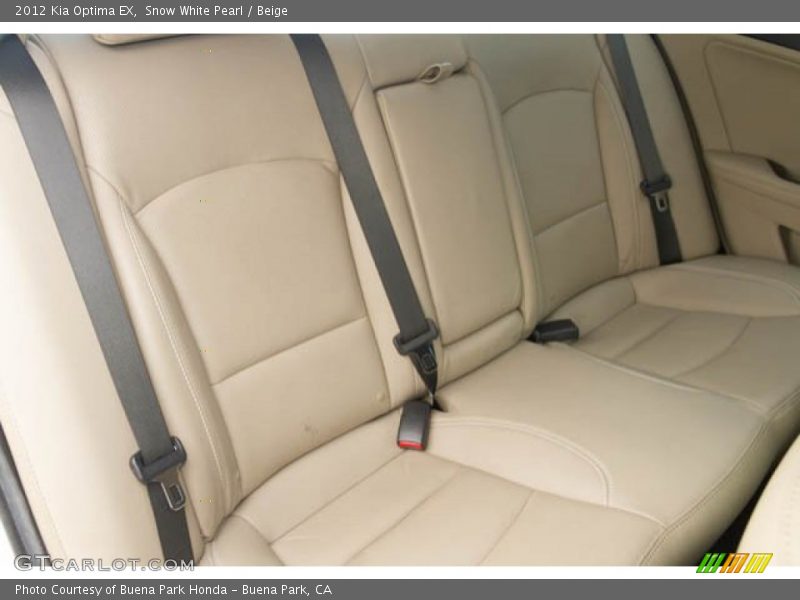 Snow White Pearl / Beige 2012 Kia Optima EX