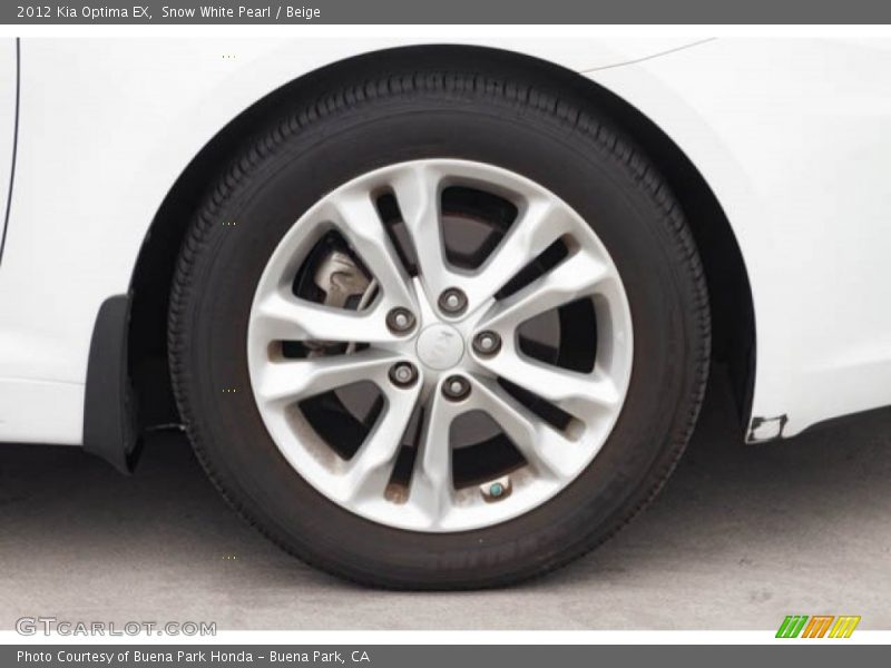 Snow White Pearl / Beige 2012 Kia Optima EX