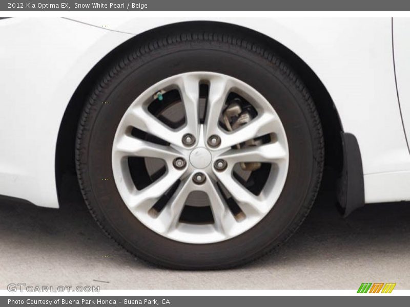 Snow White Pearl / Beige 2012 Kia Optima EX