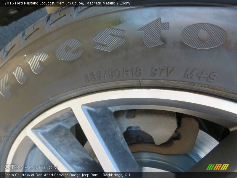 Magnetic Metallic / Ebony 2016 Ford Mustang EcoBoost Premium Coupe