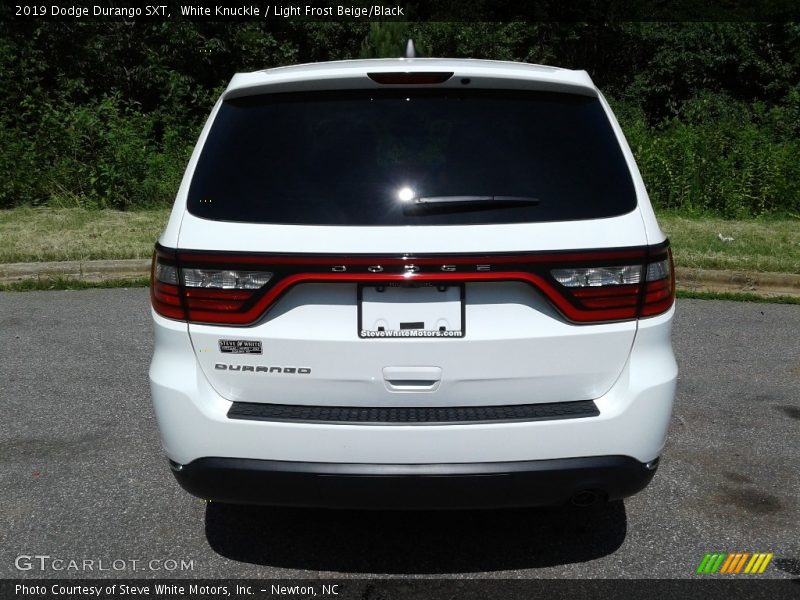 White Knuckle / Light Frost Beige/Black 2019 Dodge Durango SXT