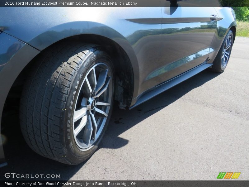 Magnetic Metallic / Ebony 2016 Ford Mustang EcoBoost Premium Coupe