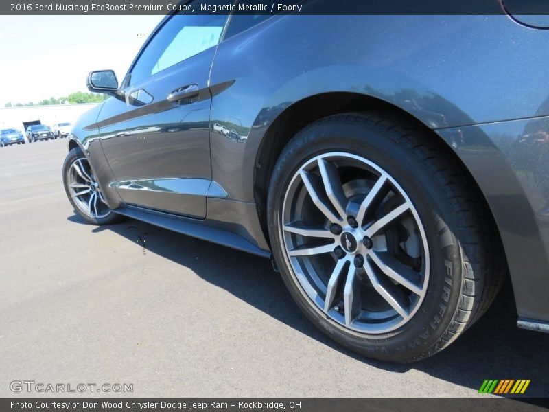 Magnetic Metallic / Ebony 2016 Ford Mustang EcoBoost Premium Coupe