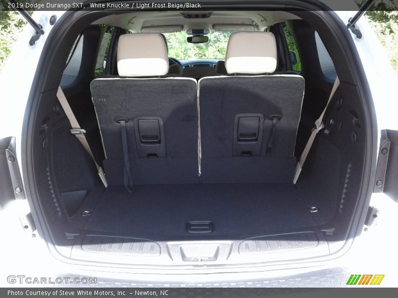 White Knuckle / Light Frost Beige/Black 2019 Dodge Durango SXT