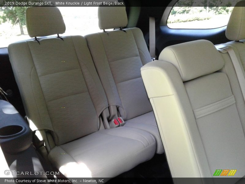 White Knuckle / Light Frost Beige/Black 2019 Dodge Durango SXT