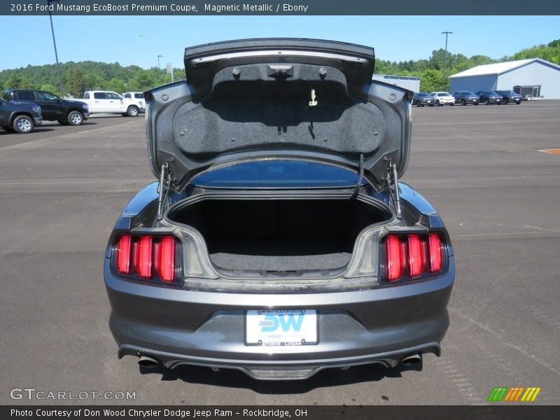 Magnetic Metallic / Ebony 2016 Ford Mustang EcoBoost Premium Coupe