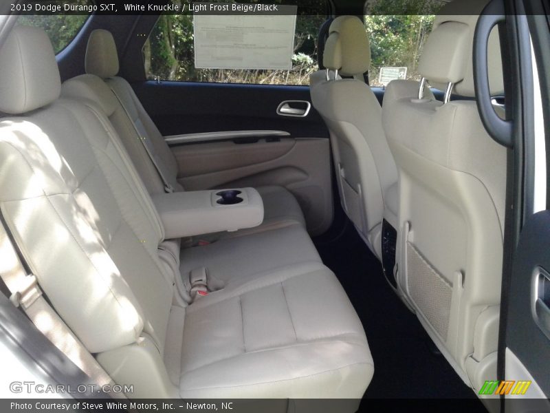 White Knuckle / Light Frost Beige/Black 2019 Dodge Durango SXT