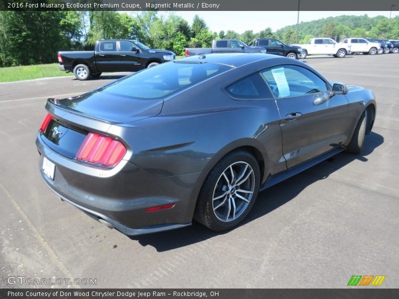 Magnetic Metallic / Ebony 2016 Ford Mustang EcoBoost Premium Coupe