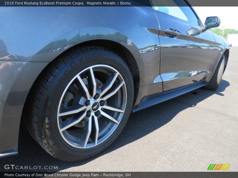 Magnetic Metallic / Ebony 2016 Ford Mustang EcoBoost Premium Coupe