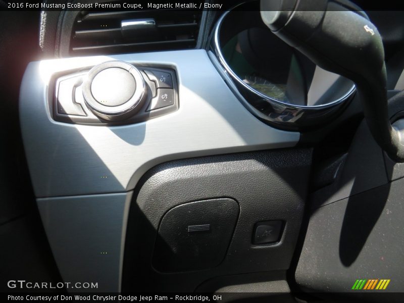 Magnetic Metallic / Ebony 2016 Ford Mustang EcoBoost Premium Coupe