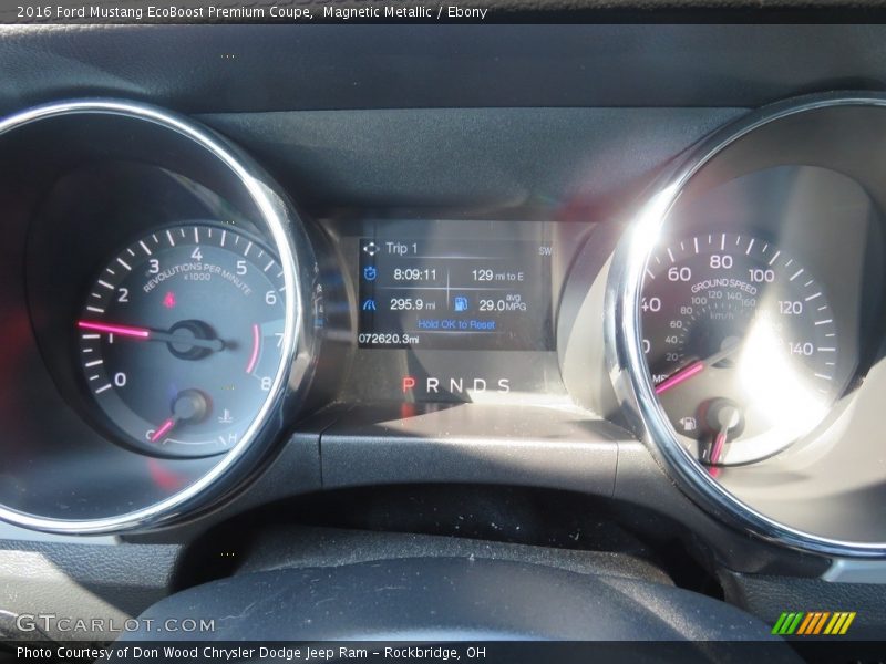 Magnetic Metallic / Ebony 2016 Ford Mustang EcoBoost Premium Coupe