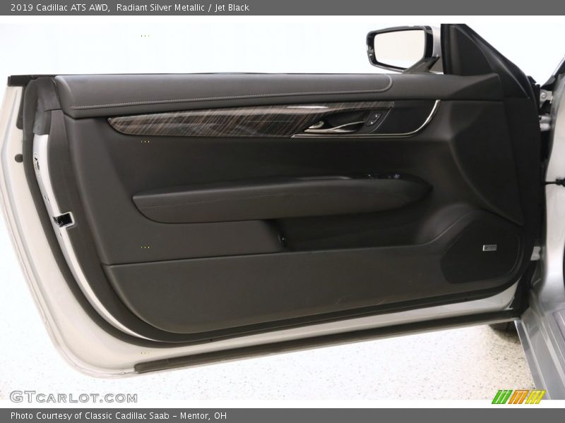 Radiant Silver Metallic / Jet Black 2019 Cadillac ATS AWD