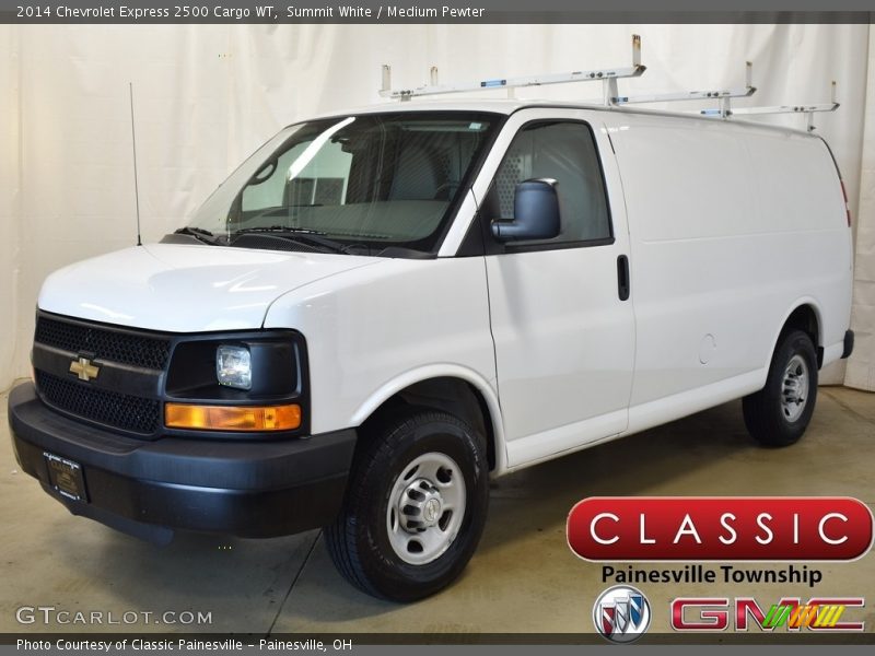 Summit White / Medium Pewter 2014 Chevrolet Express 2500 Cargo WT