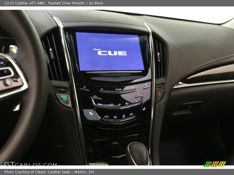 Radiant Silver Metallic / Jet Black 2019 Cadillac ATS AWD
