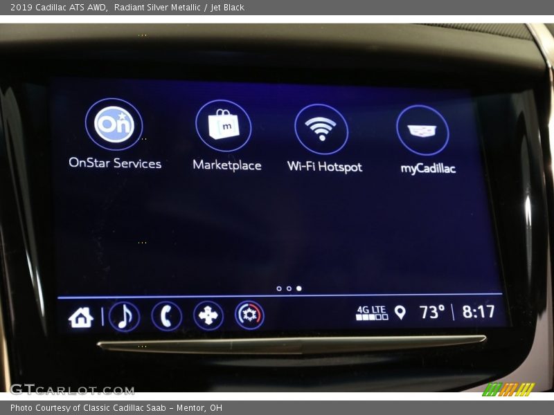 Radiant Silver Metallic / Jet Black 2019 Cadillac ATS AWD