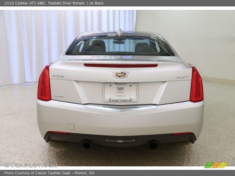 Radiant Silver Metallic / Jet Black 2019 Cadillac ATS AWD