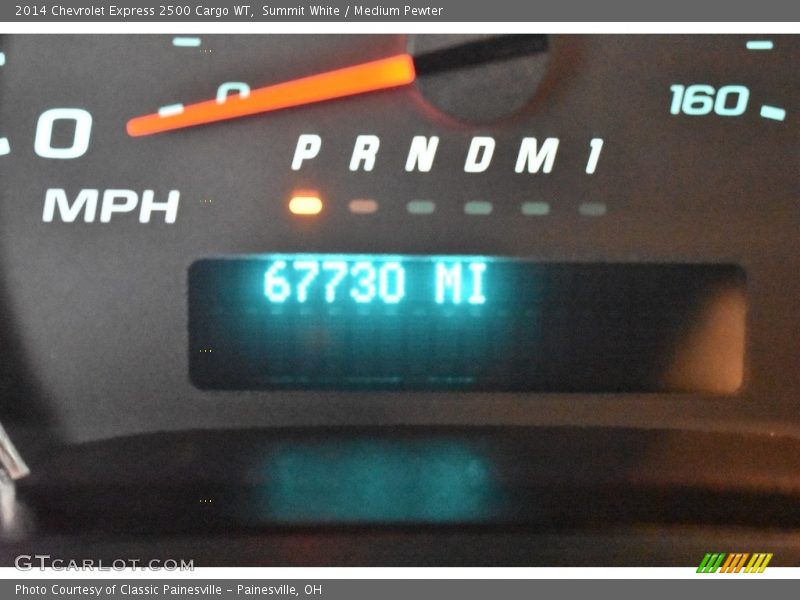 Summit White / Medium Pewter 2014 Chevrolet Express 2500 Cargo WT
