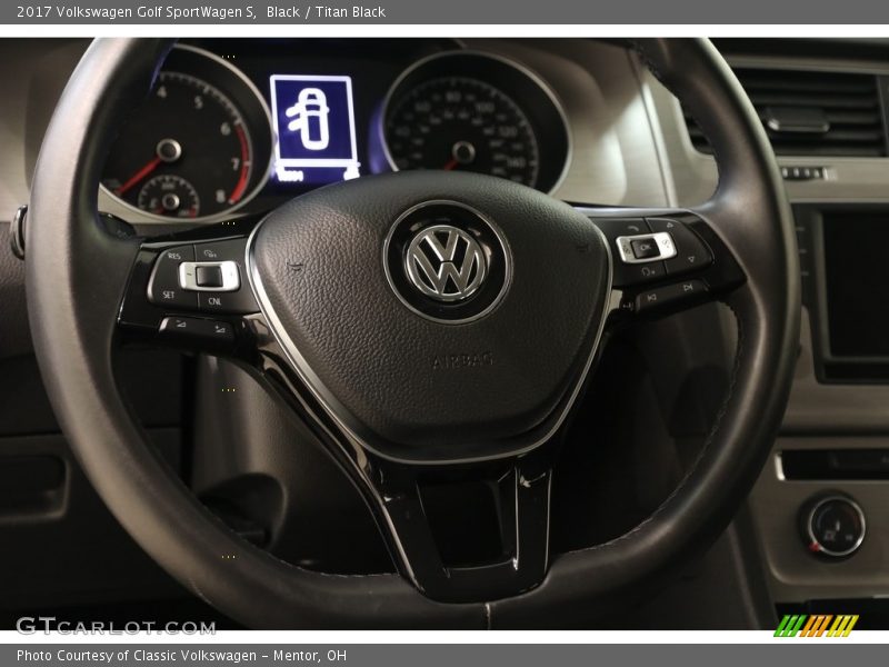  2017 Golf SportWagen S Steering Wheel
