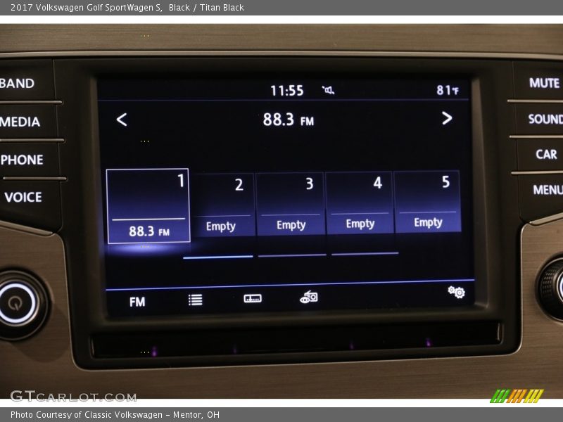 Audio System of 2017 Golf SportWagen S