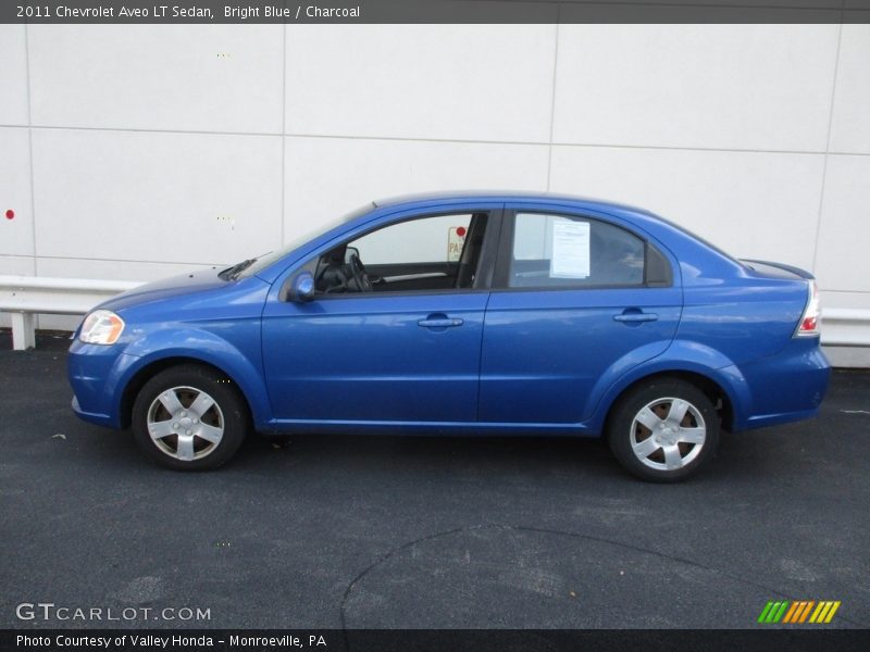 Bright Blue / Charcoal 2011 Chevrolet Aveo LT Sedan