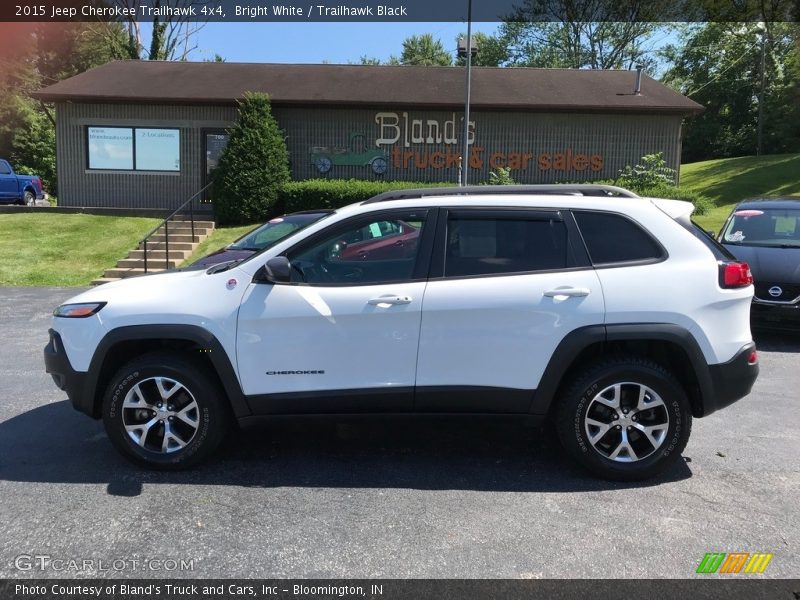 Bright White / Trailhawk Black 2015 Jeep Cherokee Trailhawk 4x4