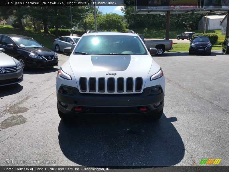 Bright White / Trailhawk Black 2015 Jeep Cherokee Trailhawk 4x4