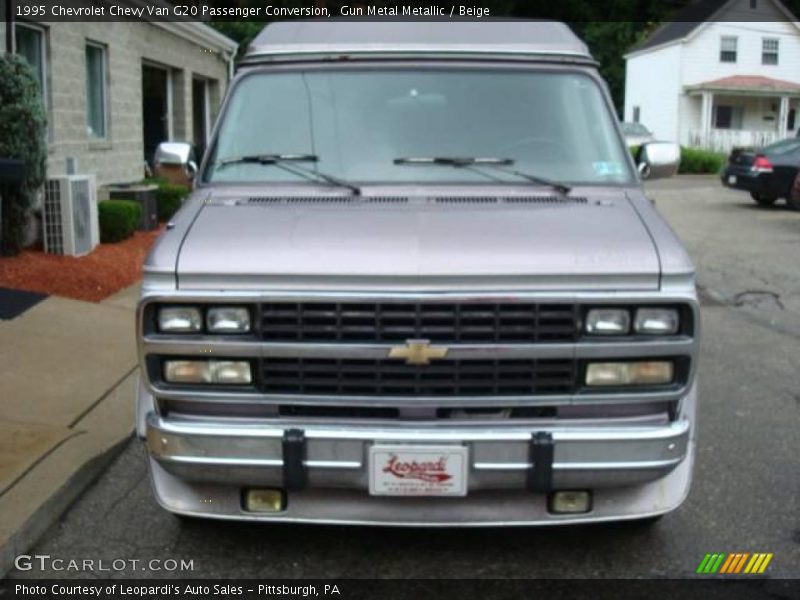 Gun Metal Metallic / Beige 1995 Chevrolet Chevy Van G20 Passenger Conversion