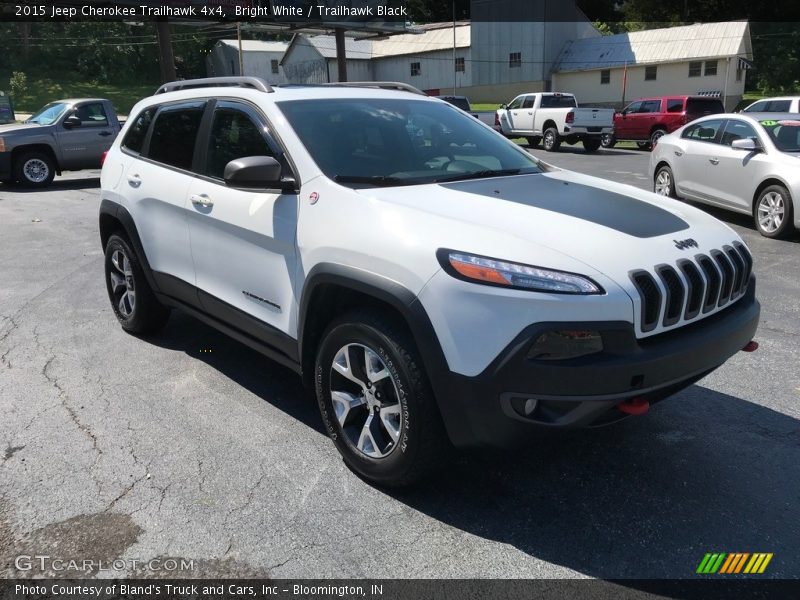 Bright White / Trailhawk Black 2015 Jeep Cherokee Trailhawk 4x4