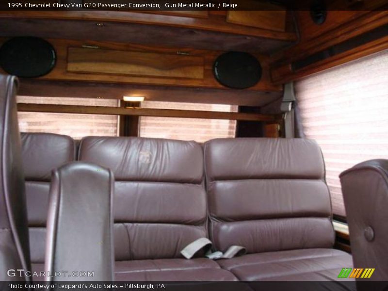 Gun Metal Metallic / Beige 1995 Chevrolet Chevy Van G20 Passenger Conversion