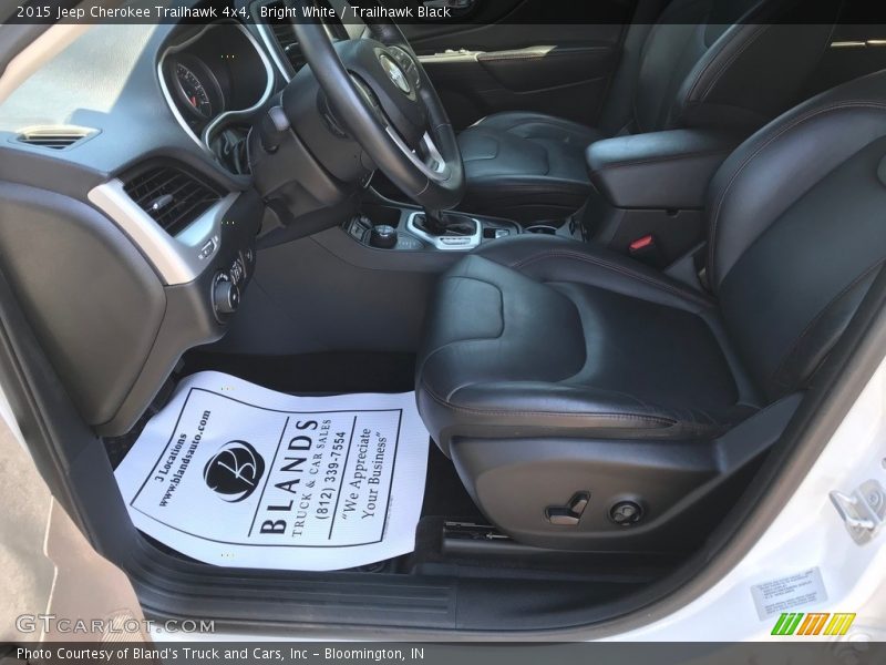 Bright White / Trailhawk Black 2015 Jeep Cherokee Trailhawk 4x4