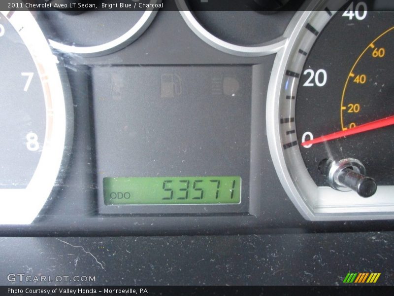 Bright Blue / Charcoal 2011 Chevrolet Aveo LT Sedan