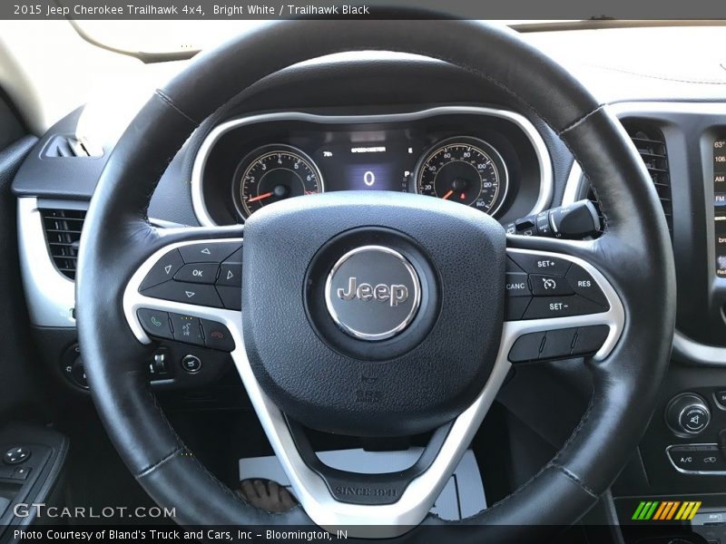 Bright White / Trailhawk Black 2015 Jeep Cherokee Trailhawk 4x4