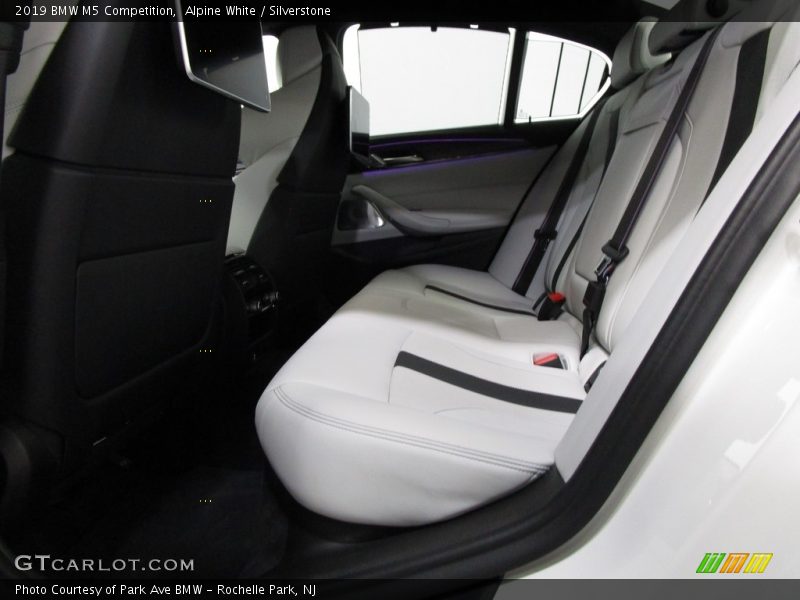 Alpine White / Silverstone 2019 BMW M5 Competition