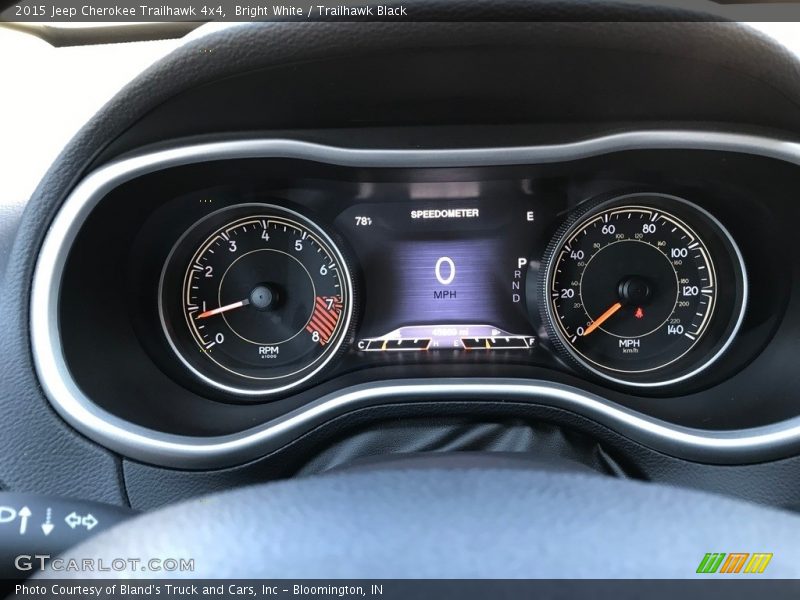 Bright White / Trailhawk Black 2015 Jeep Cherokee Trailhawk 4x4